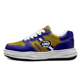 Custom Purple Yellow Baltimore Shoes Personalized Sneaker FN032-D020389-2